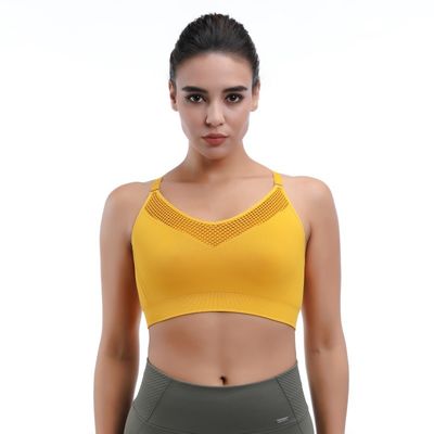 Bra sportivo yoga senza cuciture Racerback &amp; cinture regolabili per il comfort