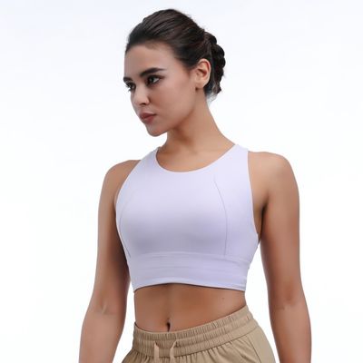 Medium Impact Donna traspirante Tops Fitness Racerback per il comfort