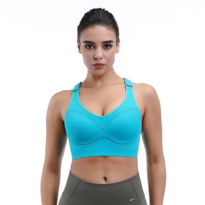 Bra sportivo ad alto impatto per donne Top per allenamento idrografico e traspirante