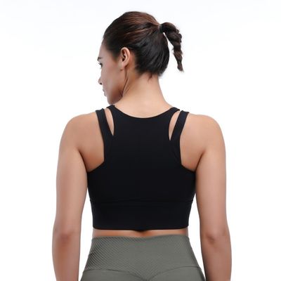 Reggiseno sportivo Racerback senza cuciture Leggere per correre Ciclismo e Pilates