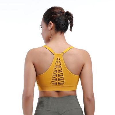 Bra sportivo yoga senza cuciture Racerback &amp; cinture regolabili per il comfort