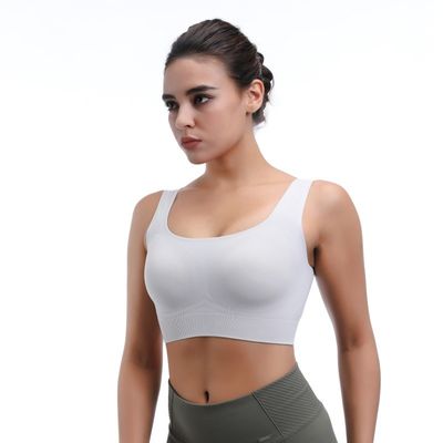 Sustanon sportivo per donne ad alto impatto, senza fili, antiumidità e top per allenamento traspirante