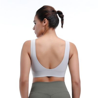 Sustanon sportivo per donne ad alto impatto, senza fili, antiumidità e top per allenamento traspirante
