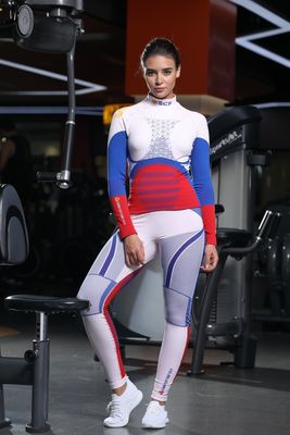 Modello Jacquard Edizione Limitata Manica Lunga Top Modelli In Grassetto Asciugatura rapida