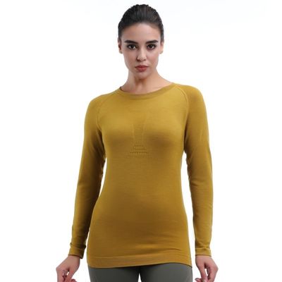 Maglia traspirante manica lunga flessibile asciuga veloce Perfetto per allenamenti ad alta intensità