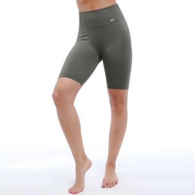 Calzoncini da yoga a vita alta per donne senza cuciture laterali Controllo della pancia Anti-acne